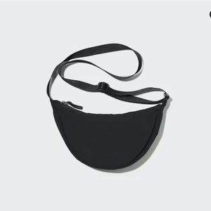 NWT UNIQLO Black Round Mini Shoulder Bag